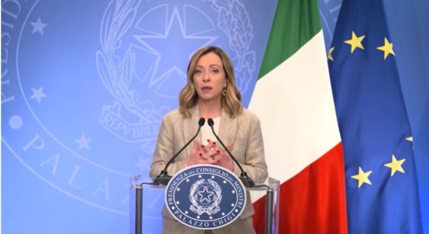 LAZIO. MELONI ANNUNCIA NORMA ITALIANA SU AI