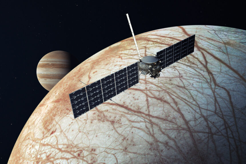 EuropaClipper_Poster_08_2020_002_2_ SPAZIO. USA. LA NASA LANCIA LA SONDA EUROPA CLIPPER PER CERCARE VITA SULLA LUNA DI GIOVE