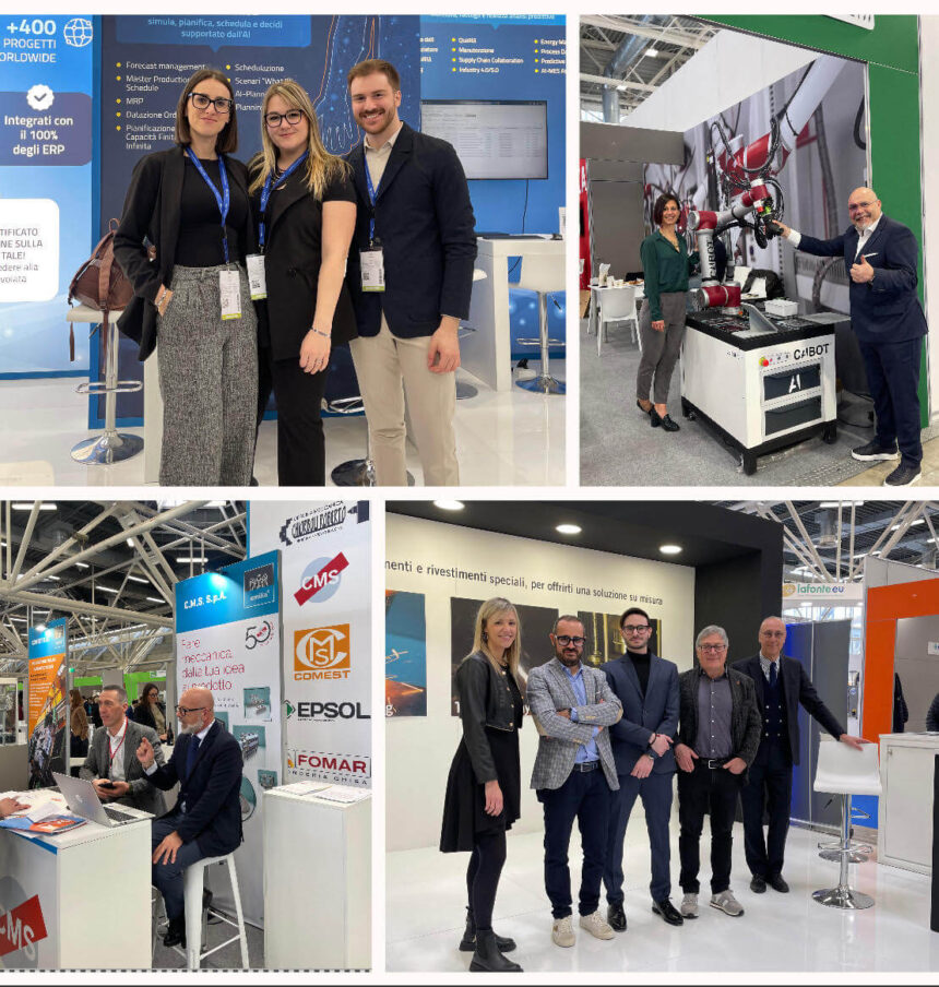 FOTO NOTIZIA. ER. AL MECSPE DI BOLOGNA EUROLLS, IDEA PROTOTIPI, TECNEST, CMS 