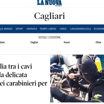 ATTUALITA’. SARDEGNA. CAGLIARI, EMERGENZA NEI MARI: NAVE S’INCAGLIA TRA I CAVI SOTTOMARINI