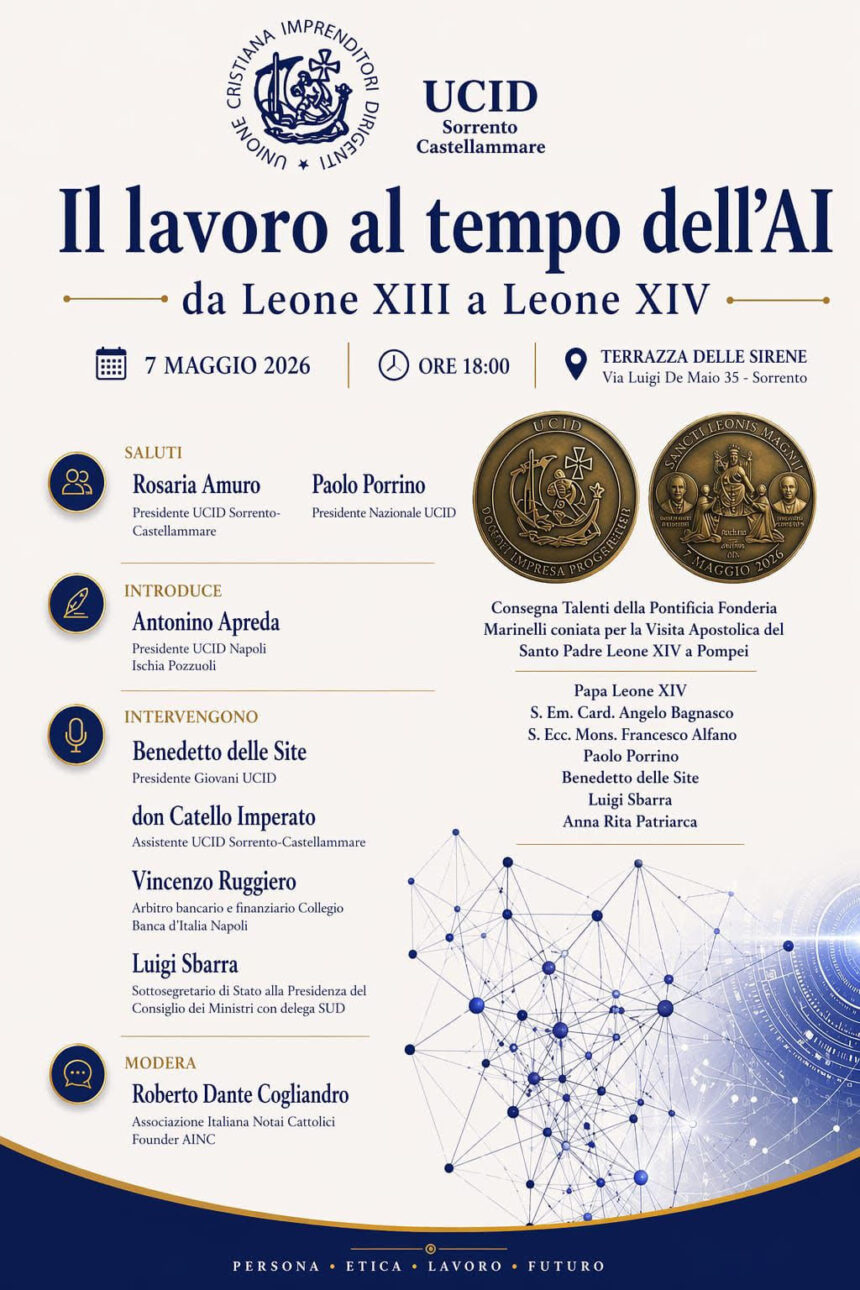 ATTUALITA’. CAMPANIA. POMPEI: UN PONTE TRA FEDE E FUTURO — DALLA RERUM NOVARUM ALL’ERA DELL’INTELLIGENZA ARTIFICIALE