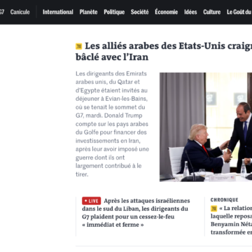 ATTUALITA’. FRANCIA. IL G7 VISTO DA PARIGI: L’ASSE TRUMP-IRAN E LA SFIDA DELL’IA NEI RACCONTI DI LE MONDE E LE FIGARO
