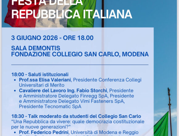 ATTUALITA’. ER. L’ITALIA CHE PRODUCE E IL VALORE DELLA REPUBBLICA: APPUNTAMENTO A MODENA IL 3 GIUGNO