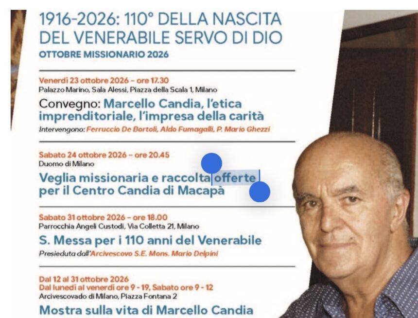 Screenshot Imprenditoria cattolica. Milano. “L’imprenditore del Bene”: una mostra a Milano per i 110 anni di Marcello Candia