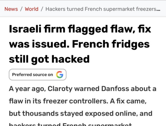 Esteri. Francia, attacco hacker ai frigo dei supermarchè: banchi congelatori fino a 50°C e tonnellate di cibo da buttare  