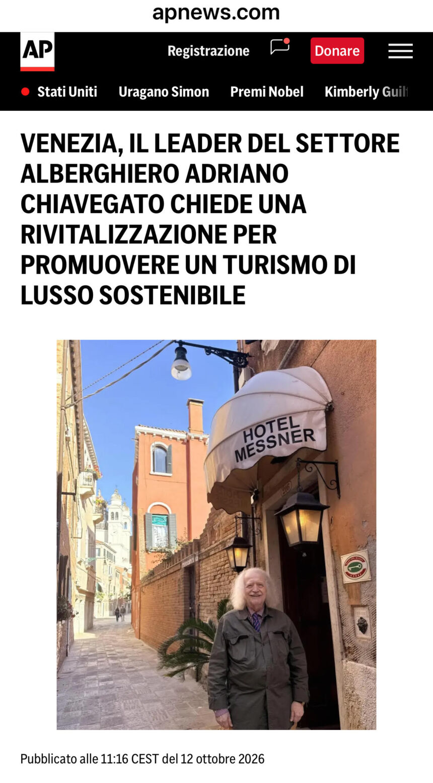 unnamed Turismo. Venezia si conferma polo d’attrazione mondiale: il dispaccio di “Ti Lancio” fa il giro del mondo con le parole di Adriano Chiavegato